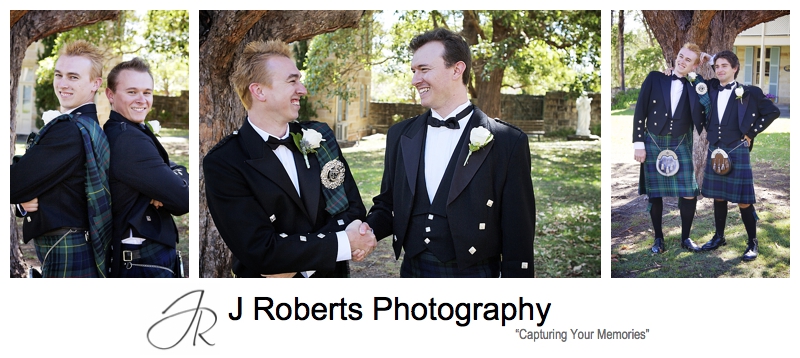 Groom with his groomsmen pre wedding - sydney wedding photographer 